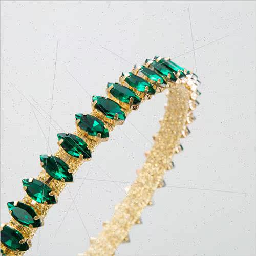 Hair bands Korea inlaid glass diamonds fine edge versatile c