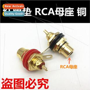 Copper core gold-plated RCA chassis Lotus female amplifier i