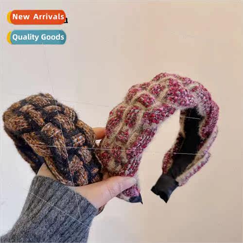 Temperament versatile wide  show face small headband hairpin
