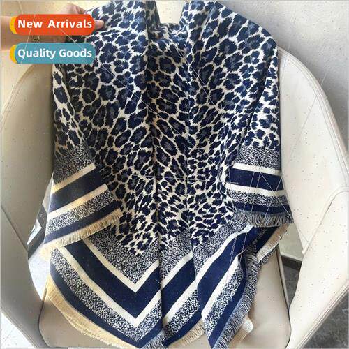 Leopard scarf female Korean  fashion wild imation cashmere s