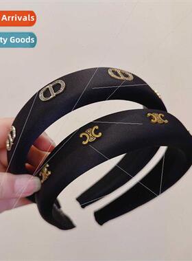 Black high skull top hundred elegant ageing hairpin headband