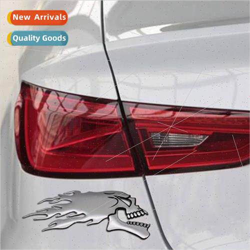 Ghost skull motorcycle car stickers gas tank labeling soft p
