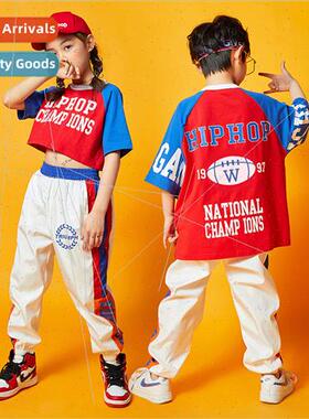 Set Dance Childrens  Clothing Hip Hop   Wind Exposed Navel G