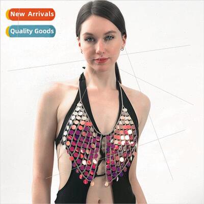 Europe 2023 ghtclub Permance Costume Sexy Backless Women Tan