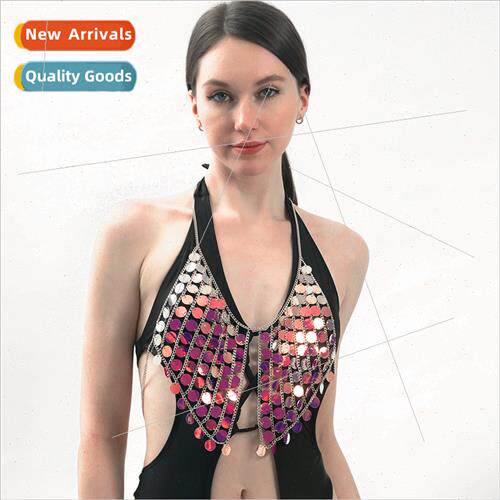 Europe 2023 ghtclub Permance Costume Sexy Backless Women Tan