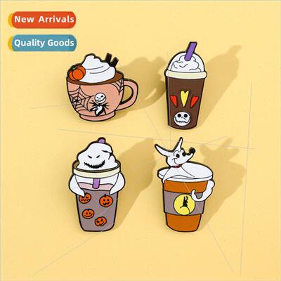Cute cartoon Christmas ght Fright Brooch Creative Personaliz