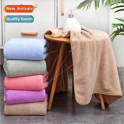 Coral Velvet Warp Knit Pine适用AppleCheck Bath Towel Soft Th