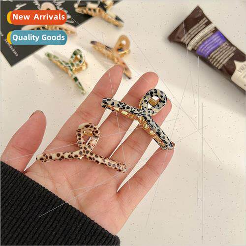 Korea ins wind new alloy acetate scratch clip female side cl