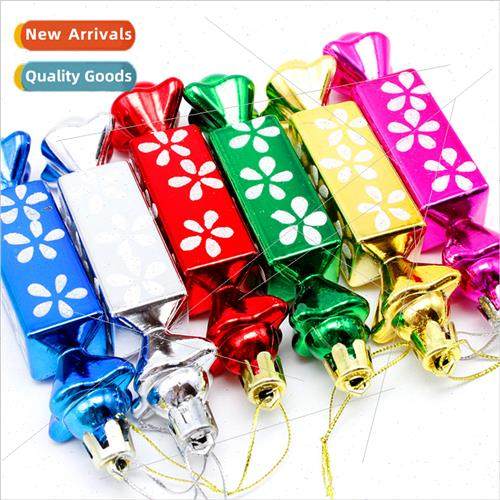 Christmas Decoration 11cm Candy Shape Christmas Balls Set Ha