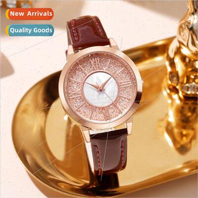 Creative full star quicksand watch ladies retro large dial b