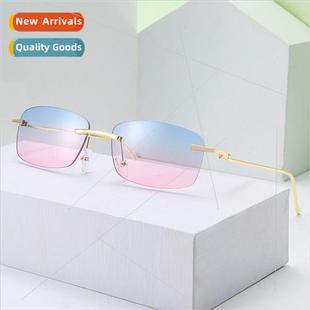 edge sunglasses female 1315 new cut 2021 personalized retro