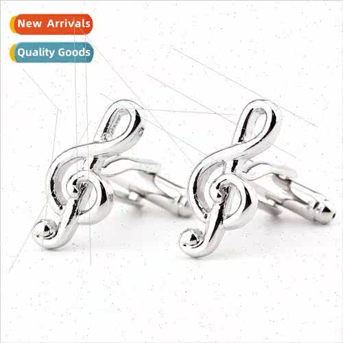 Note Shape French Shirt Men Cufflinks cufflinks Metal Cuffli