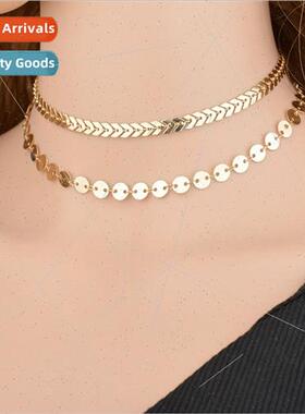 Europe women fashion alloy jewelry accessories bohemian sequ