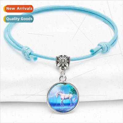 Classic Unicorn Bracelet Blue Spring and Summer Kids Cartoon
