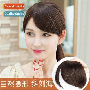 wig piece trace Wig natural oblique female bangs