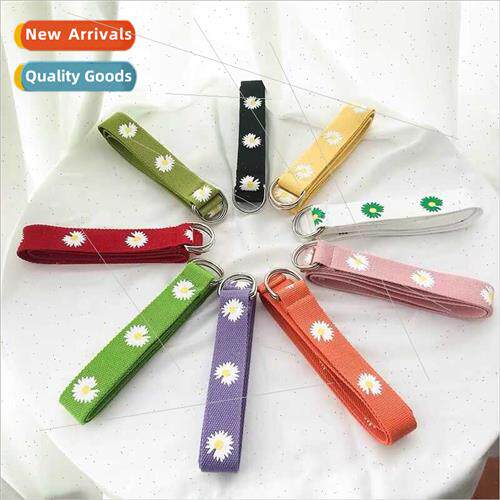Canvas belt female Korean hundred ins jeans whout holes fash