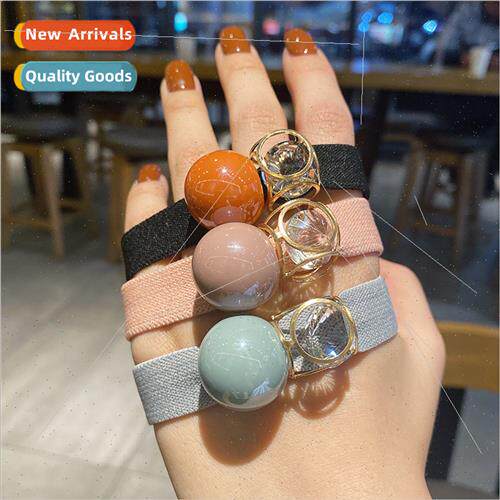 New knotting hair rope female headband Korea wide leather ba