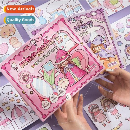 A soft scene sticker set cute cartoon handbook stickers coll