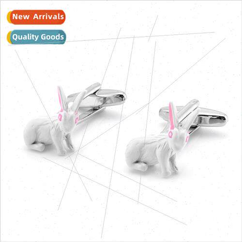 mixed  cute rabb zodiac cufflinks animal red ears whe rabb c