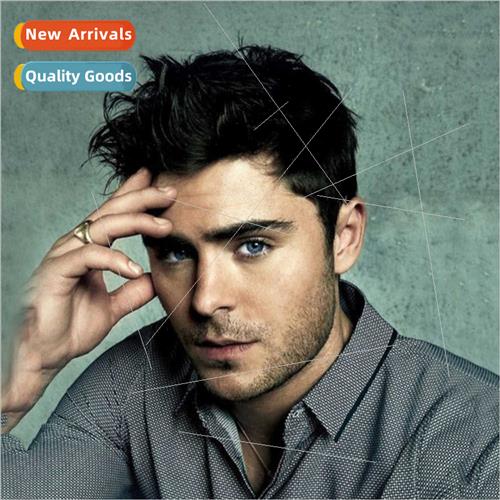 Europe wigs popular men wigs short hair High-temperature sil