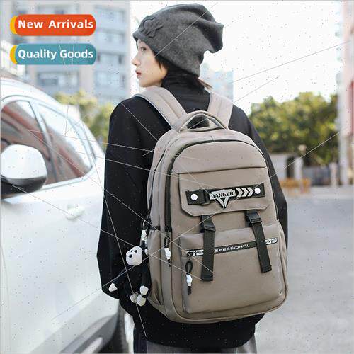 Schoolbag female ins tide cool shoulder bag college students