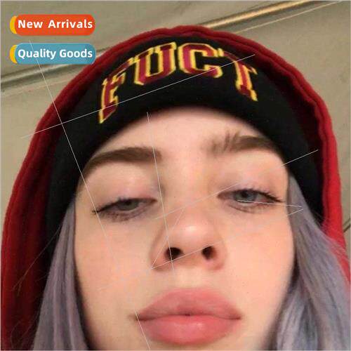 2021  Billie Eilish embroidery FUCT letters knted cap wool c