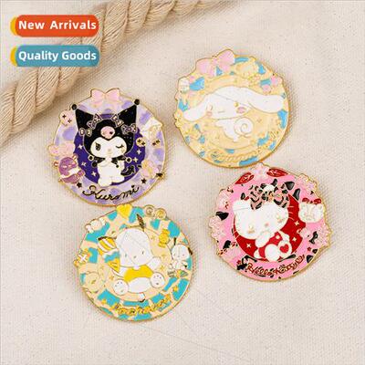 Cartoon cute kulomi jade cinnamon dog pacha dog sweet alloy