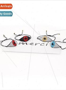 Model Fashion Bohemian Ethnic MGB Rice Beads Handmade Knitte