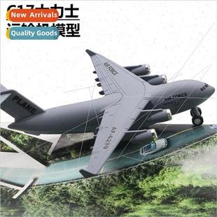 C17 milary transport aircraft alloy model boomerang children