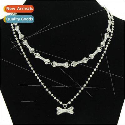 Europe ins wind creative full diamond bone splicing collarbo