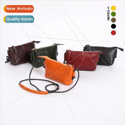 Genuine Leather Women Bag 2024 New Crossbody Casual Small Ba