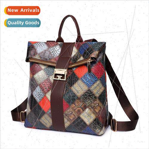 Soft Leather Shoulder Bag Female 2023 Spring Summer Floral R