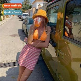 Bikini Swi Small Spl Europe Women Piece Three Fresh New 2023