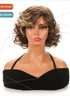 Europe rose network short hair new ladies side parted short