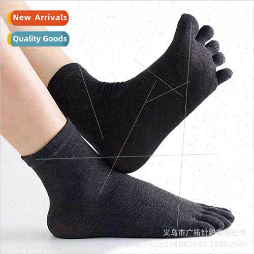 Five fingers socks men cotton mid-calf spl-toe socks autumn