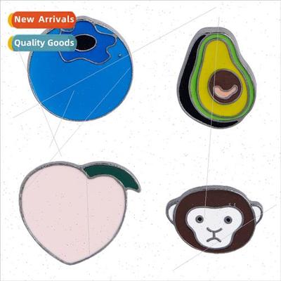 Cartoon jewelry creative animal brooch monkey blueberry peac