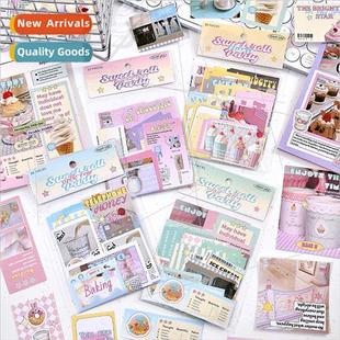 Sticker Pack Handbook Roll Food Party Korea Sweet Creative