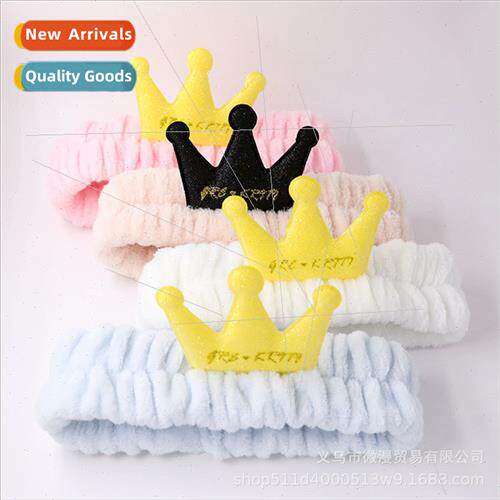 Crown modeling hair bands ins girls heart soft soft wash fac