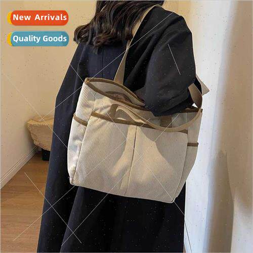 Canvas bag female new students classroom commuter bag fall w