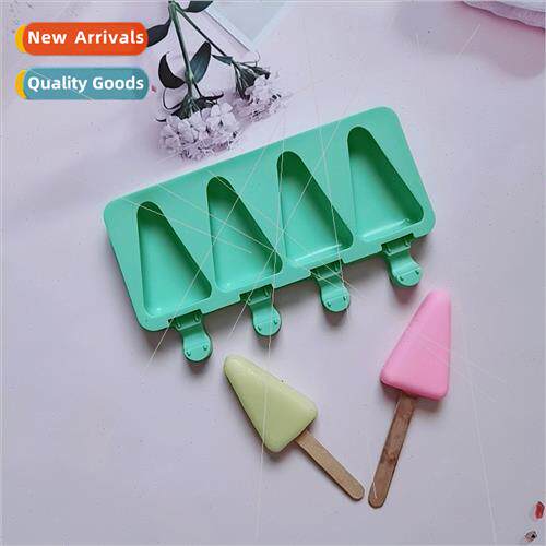 4-pack triangular ice cream 91 cake silicone mold dessert mo