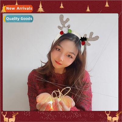 2023 New Christmas antler hair bands headbands Christmas dre