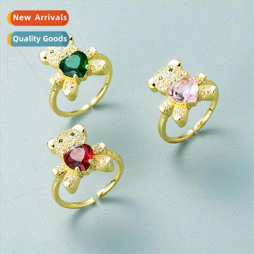 Europe fashion copper gold-plated zirconia micro-setting hea