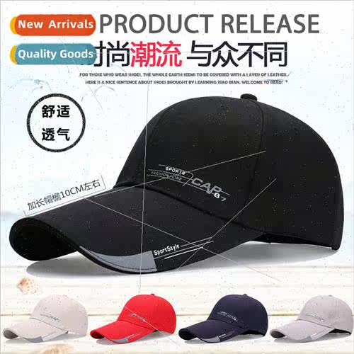Spring Autumn new extended brim baseball hat men women trave