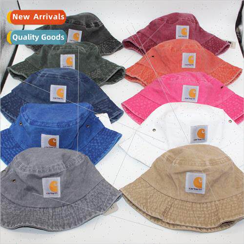 Washed do old fisherman hat men women tide workwear high set
