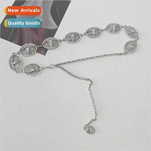 Waist Chain Women mple Hundred Dress Metal Cow Head Connecti