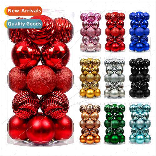 Christmas decorations 4/6/8cm shaped electroplated plastic b