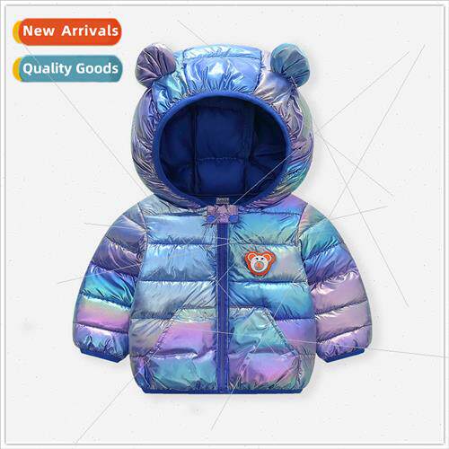 Counter-season childrens light paragraph down cotton jacket