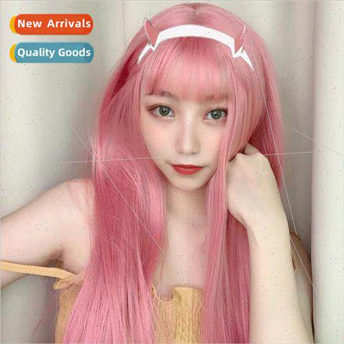 cosplay wig female DARLING in FRANXX 02 team crane orchid lo