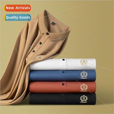 2023 Spring Autumn Sweatshirt Men  long-sleeved T-shirt POLO