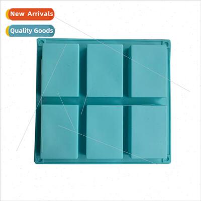 New 6-sided 390 silicone mold handmade soap egg tart bread m